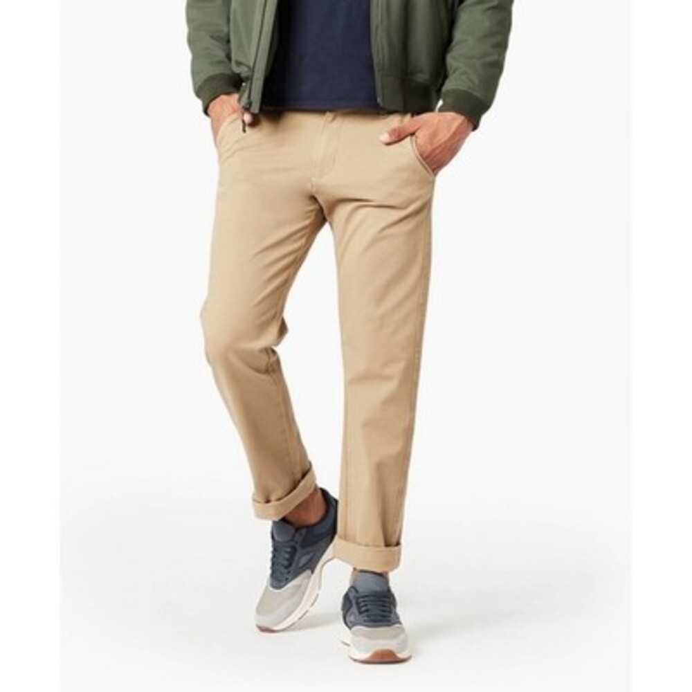 Dockers Ultimate 360 Slim-Fit Chino Pants Men's 36x30 New British Khaki Button